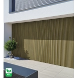 WPC facade panel, 219x2900 mm, dual color, LIGHT OAK & BLACK (0.63 m²)