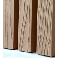 WPC facade cladding HAZELNUT, 219x2900 mm, wood grain texture (0.63 m²)