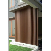 WPC timber tube LT-04A, 3D grain wood, AURORA, 100x50x2900 mm