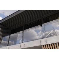 WPC timber tube LT-04A, 3D grain wood, AURORA, 100x50x2900 mm