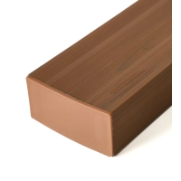 End cap for wooden brise-soleil slats, 100x53 mm, BROWN, plastic