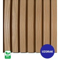 [SAMPLE] WPC facade panel, HAZELNUT