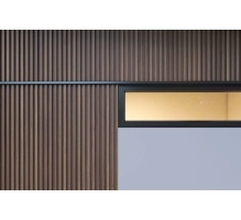 WPC Fassadenpaneel TEAK TWIX MINI, 5 Lamellen, 217x2900 mm, gebürstete Oberfläche