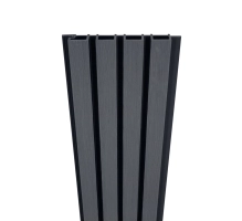WPC-Fassadenpaneel GRAU/SCHWARZ, 219x2900 mm, Wellenstruktur, half co-extrusion (0,63 m²)
