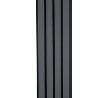 WPC-Fassadenpaneel GRAU/SCHWARZ, 219x2900 mm, Wellenstruktur, half co-extrusion (0,63 m²)