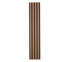 WPC facade panel MAPLE/BLACK, 219x2900 mm, ripple texture, half co-extrusion (0.63 m²)