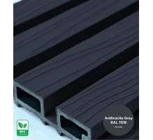 WPC Fassadenpaneel, 219x26x2900 mm, ANTHRAZIT (RAL 7016) (0,63 m²)