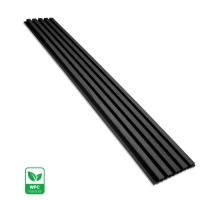 WPC fasadni panel BLACK TWIX MINI, 5 letvica, 217x2900 mm, brušena tekstura