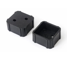 Hard plastic mounting brackets for WPC wooden brise-soleil slats (2 pcs)