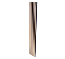 WPC facade panel, 223x26x2900 mm, LIGHT OAK with black joints, 6 grids (0.64 m²)