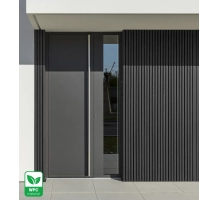 WPC fasadni panel BLACK TWIX MINI, 5 letvica, 217x2900 mm, brušena tekstura