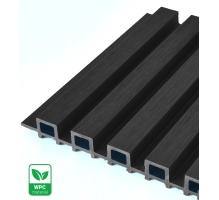 WPC fasadni panel BLACK TWIX MINI, 5 letvica, 217x2900 mm, brušena tekstura