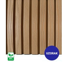 [SAMPLE] WPC facade panel, HAZELNUT