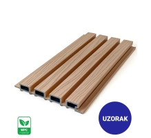[SAMPLE] WPC facade panel, HAZELNUT