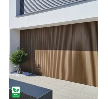 WPC fasadna ploča TEAK/CRNA, ČETKANA tekstura, 219x2900 mm, dvobojna (0,63 m²)