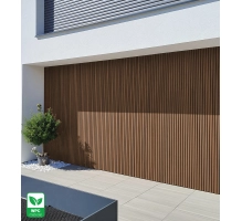 WPC fasadna obloga DARK TEAK/CRNA, 219x2900 mm, valovita tekstura, half co-extrusion (0,63 m²)