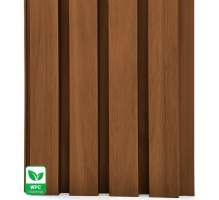 WPC 3D wall cladding panel, TEAK, 290x21,9 cm
