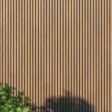 WPC facade panel, 219x2900 mm, dual color, LIGHT OAK & BLACK (0.63 m²)