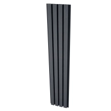 WPC facade panel GRAY/BLACK, 219x2900 mm, ripple texture, half co-extrusion (0.63 m²)