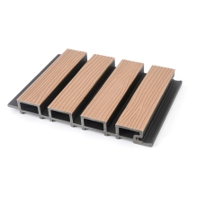 WPC facade panel MAPLE/BLACK, 219x2900 mm, ripple texture, half co-extrusion (0.63 m²)
