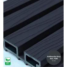 WPC facade panel, 219x26x2900 mm, ANTHRACITE (RAL 7016) (0.63 m²)