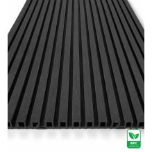 WPC facade panel BLACK TWIX MINI, 5 slats, 217x2900 mm, brushed texture