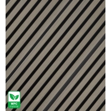 WPC fasadni panel, 223x26x2900 mm, SIVO s črnimi fugami, 6 rešetk (0,64 m²)
