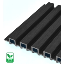 WPC facade panel BLACK TWIX MINI, 5 slats, 217x2900 mm, brushed texture