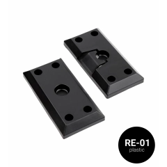 Profilo per lamelle orizzontali rotanti in WPC, RE-01