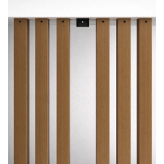 U-nosač za drvene brisoleje, za skrivenu montažu, pocinčani čelik, 87x37 mm