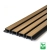 WPC facade panel, 219x2900 mm, dual color, LIGHT OAK & BLACK (0.63 m²)