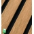 WPC homlokzati panel TEAK/FEKETE, KEFÉLT felület, 219x2900 mm, kétszínű (0,63 m²)