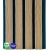 WPC facade panel TEAK/BLACK, GRAIN texture 2K26, 219x2900 mm, dual color (0.63 m²)