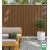 WPC fasadni panel TEAK TWIX MINI, 5 lamel, 217x2900 mm, brušena tekstura