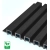 WPC facade panel BLACK TWIX MINI, 5 slats, 217x2900 mm, brushed texture