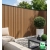 WPC facade panel TEAK/BLACK, BRUSHED texture, 219x2900 mm, dual color (0.63 m²)