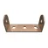 UBR-01 U bracket for WPC timber tube floor-ceil fixing, OAK, 40x50 mm