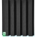WPC facade panel BLACK TWIX MINI, 5 slats, 217x2900 mm, brushed texture