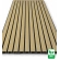 WPC fasadni panel, 219x2900 mm, dvije boje, SVJETLI HRAST & CRNA (0,63 m²)