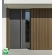 WPC fasadni panel TEAK TWIX MINI, 5 lamel, 217x2900 mm, brušena tekstura