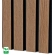 WPC facade panel DARK TEAK/BLACK, 219x2900 mm, ripple texture, half co-extrusion (0.63 m²)