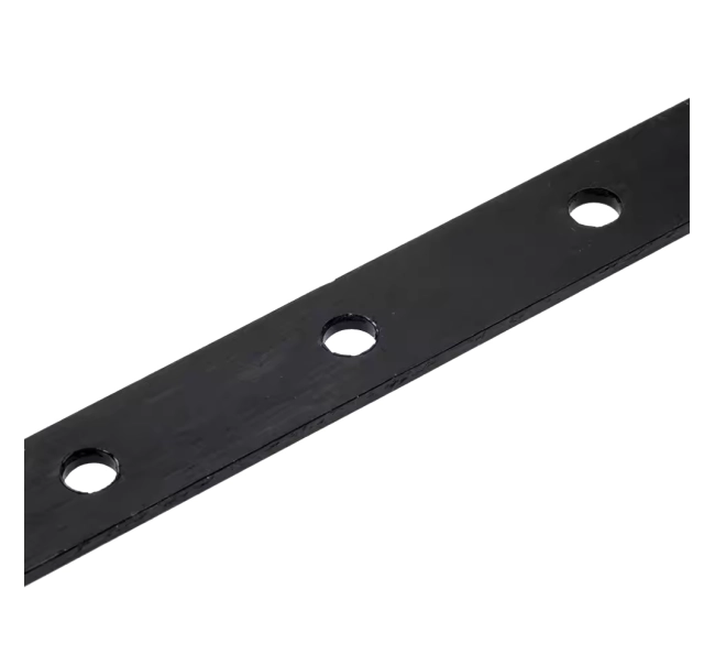 CT-01 Piastra di connessione per profilo frangisole in WPC per facciate, 30x1950 mm, nero, zincato