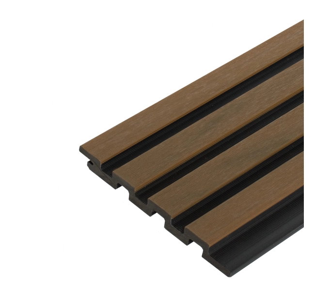 WPC Fassadenpaneel TEAK DUO, 176x2900mm (0.51 m²)
