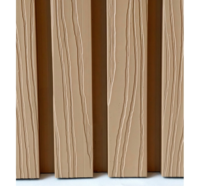 WPC facade cladding HAZELNUT, 219x2900 mm, wood grain texture (0.63 m²)