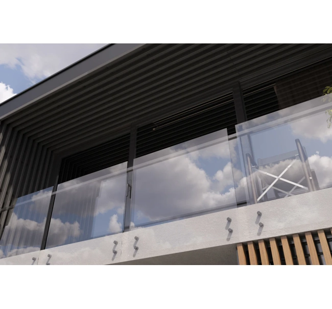 WPC timber tube LT-04A, 3D grain wood, AURORA, 100x50x2900 mm