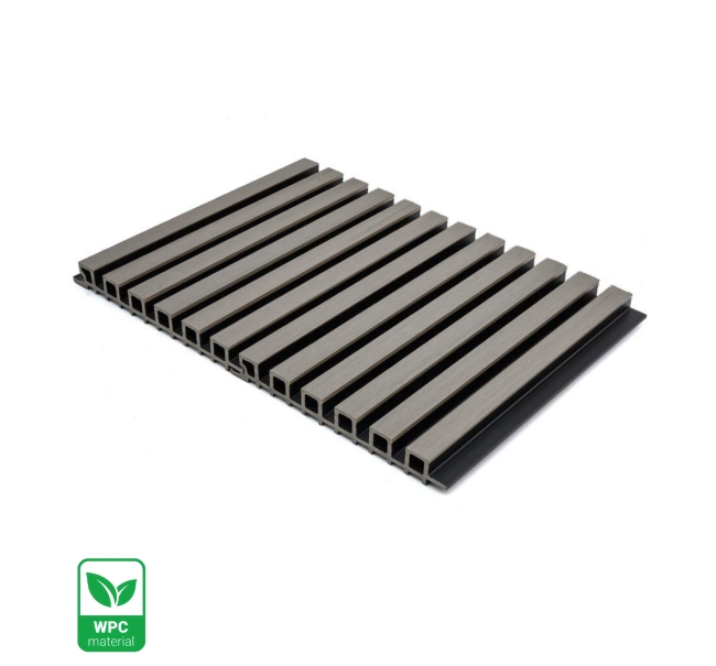 WPC fasadni panel, 223x26x2900 mm, SIVO s črnimi fugami, 6 rešetk (0,64 m²)