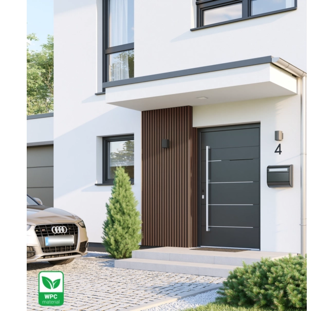Zunanji leseni panel, WPC, 219x26x2900mm, oreh (0.63 m2)